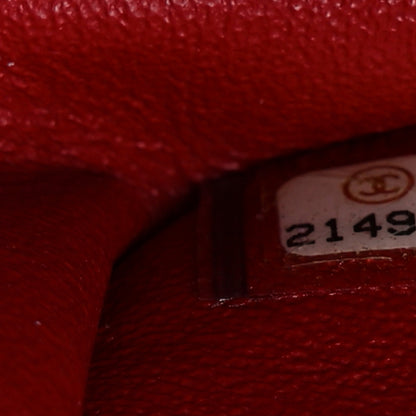 Chanel Caviar Quilted Jumbo Double Flap Red 7 of 12