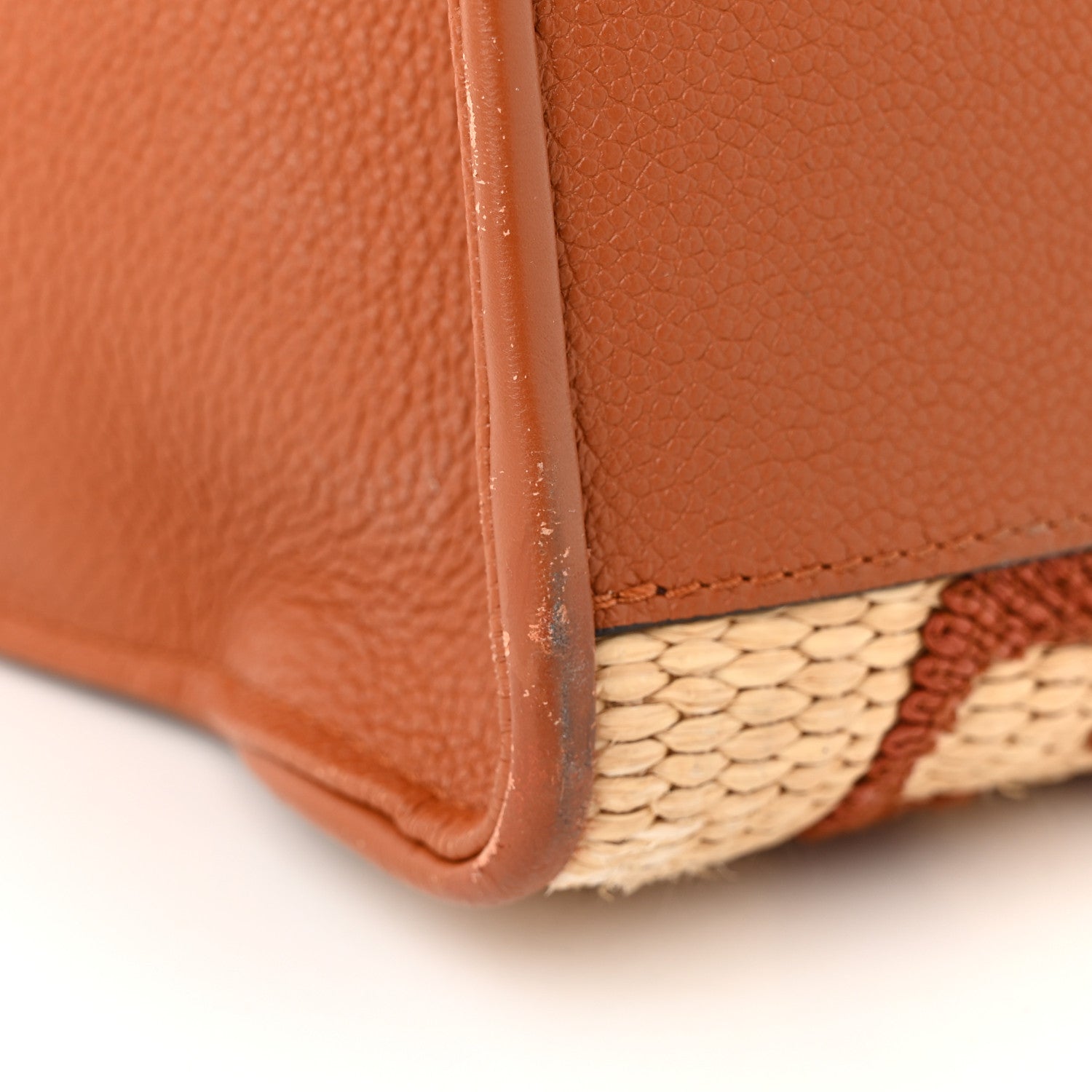 Louis Vuitton Raffia Calfskin Monogram Giant Onthego GM Tan 11 of 12