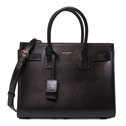 Saint Laurent Calfskin Baby Sac De Jour Chocolate 1 of 10