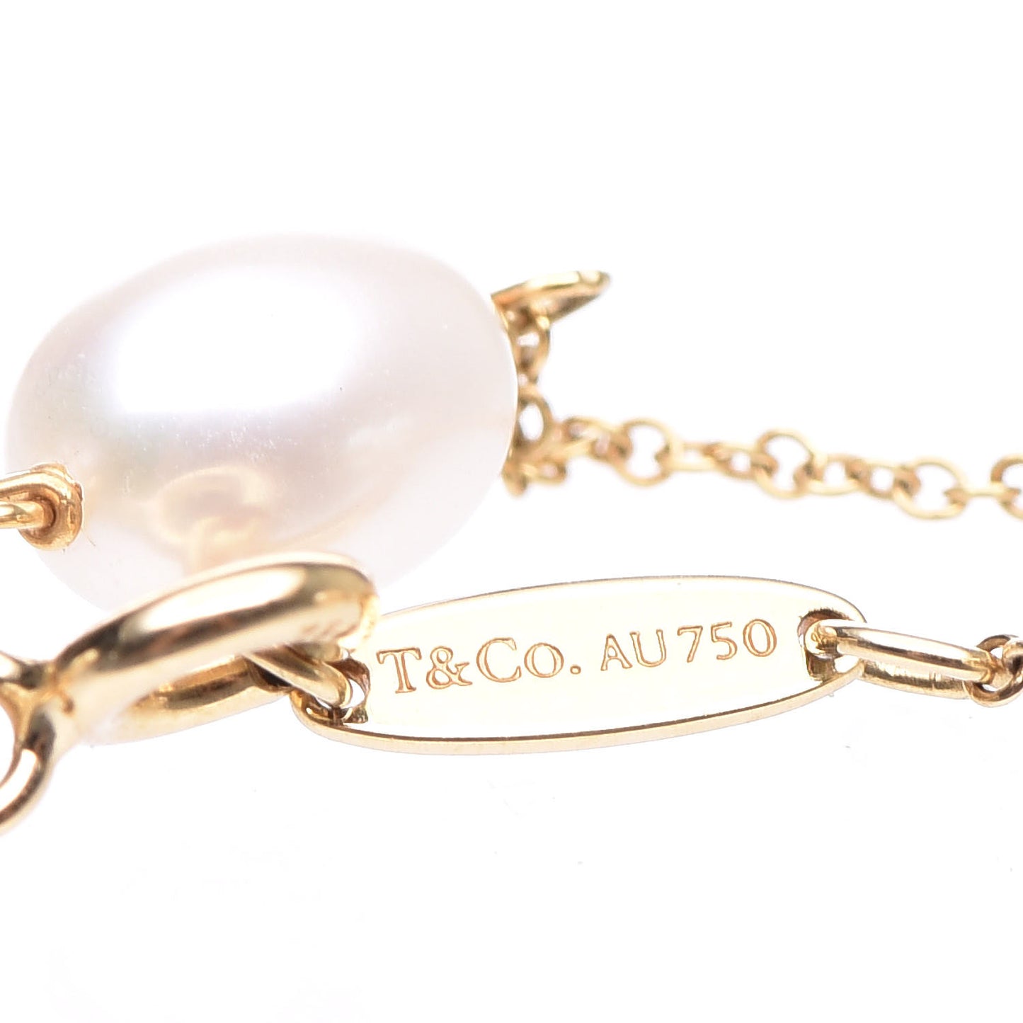 18K Yellow Gold Pearl 6-6.5mm Elsa Peretti Pearls By The Yard Bracelet