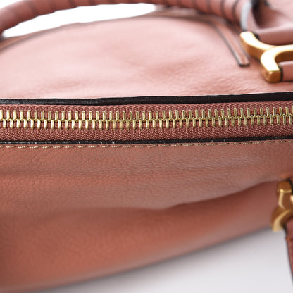 Chloe Calfskin Medium Marcie Satchel Coral 10 of 12