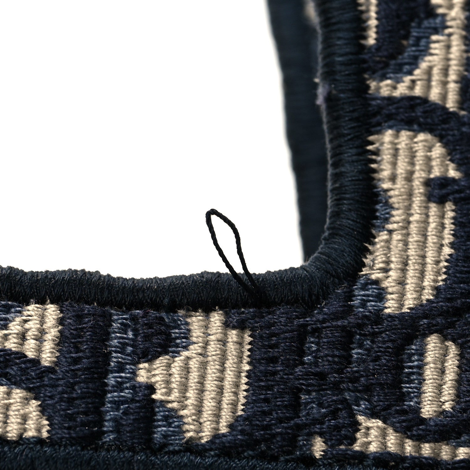 Christian Dior Oblique Mini Book Tote Blue Multicolor 10 of 11
