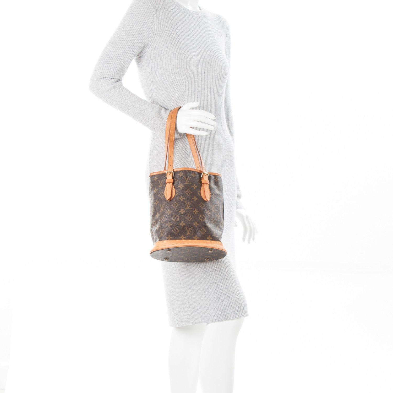 Louis Vuitton Monogram Petit Bucket 23 2 of 7