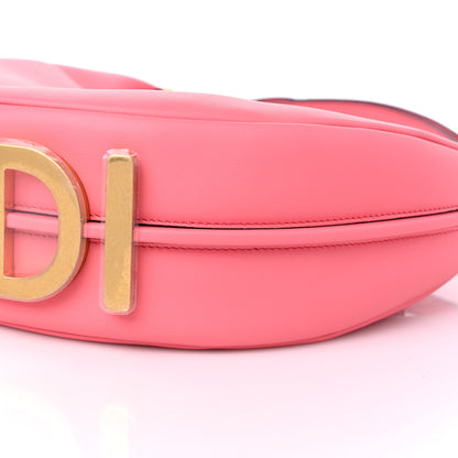 Fendi Vitello Grace Matte Small Fendigraphy Hobo Bag Pink Dalia 9 of 12