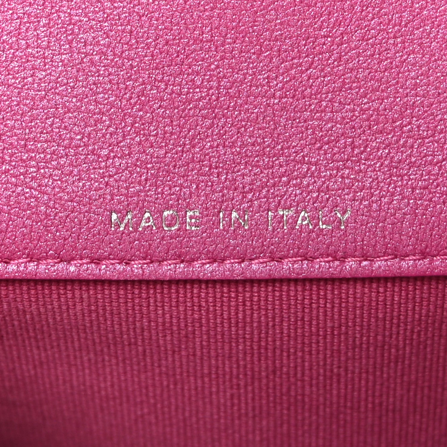 Chanel Patent Lambskin Quilted CC Hook Card Holder Pink 6 of 10