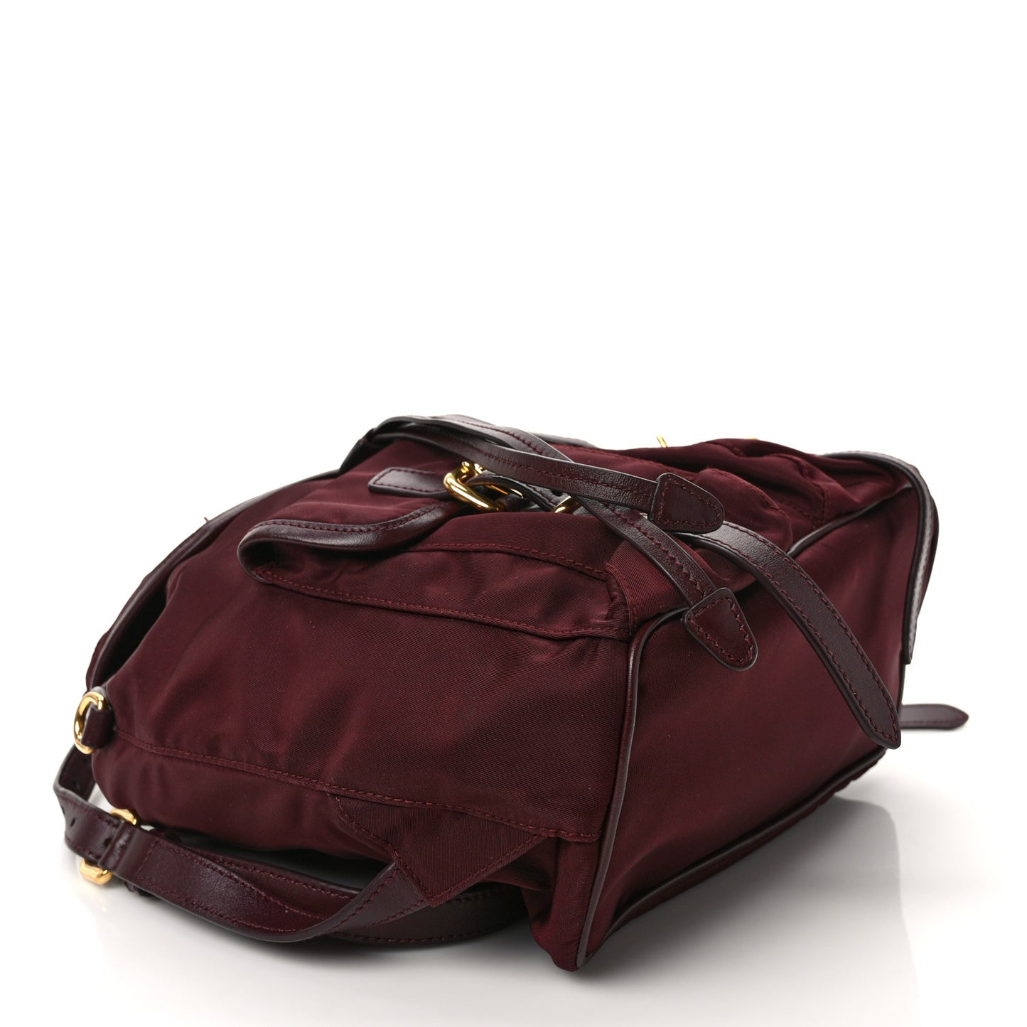 Tessuto Nylon Small Backpack Bordeaux