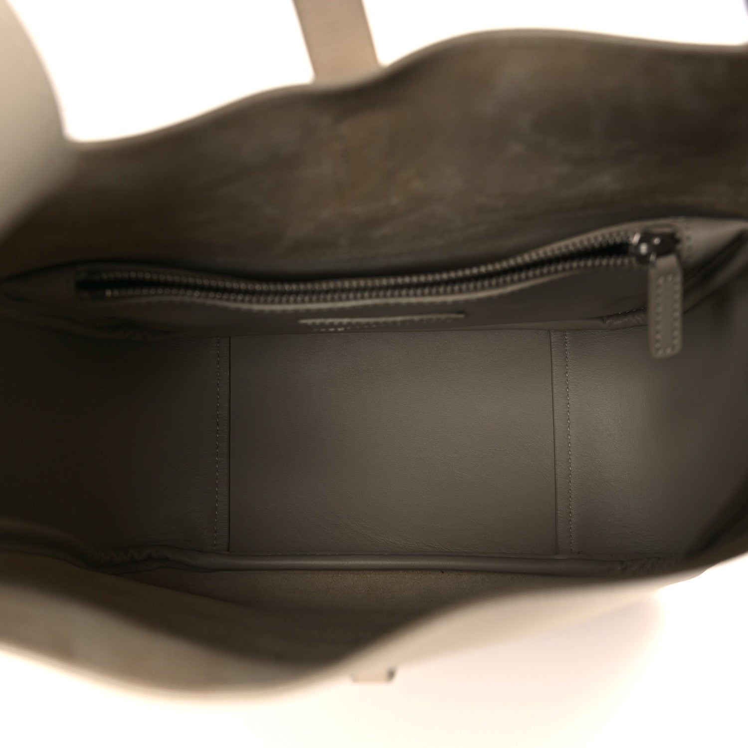 Saint Laurent Smooth Calfskin Small Le 5 A 7 Soft Hobo Sea Salt 5 of 9