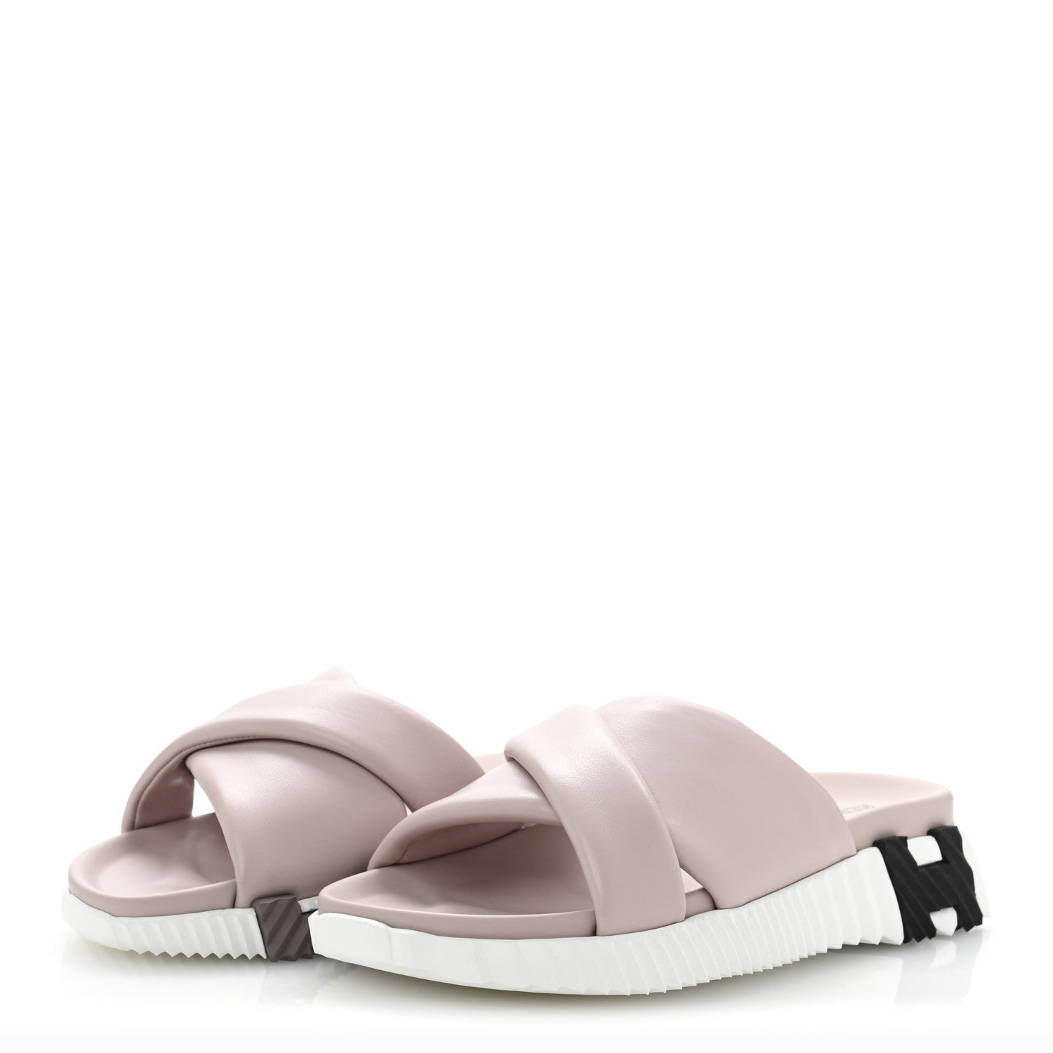 Hermes Nappa Womens Infra Sandals 35 Rose Porcelaine 4 of 10