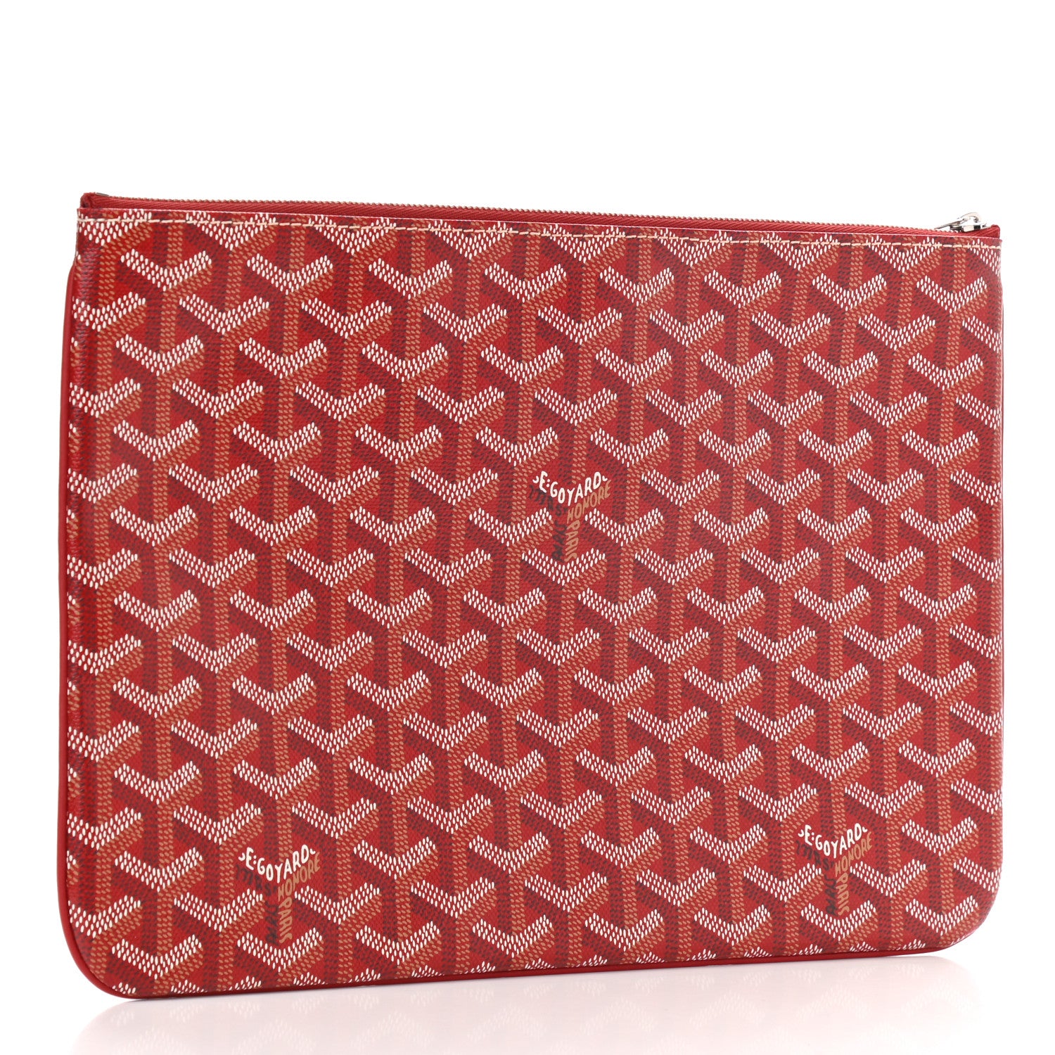 Goyard Goyardine Senat Pochette MM Red 7 of 16