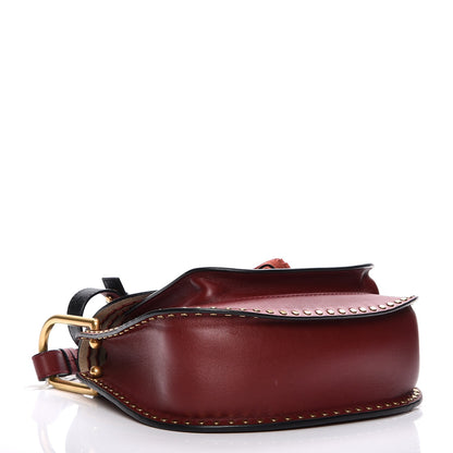 Chloe Calfskin Braided Small Hudson Shoulder Bag Sienna Red 4 of 8