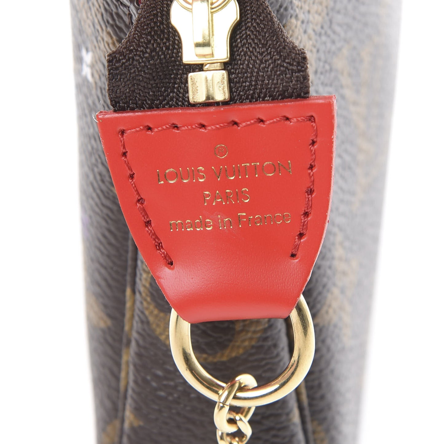 Monogram 2020 Christmas Animation Bumper Cars Mini Pochette Accessories Coquelicot