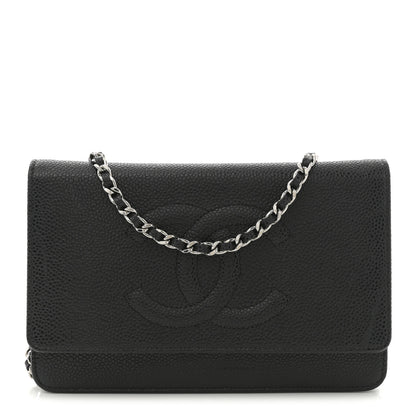 Chanel Caviar Timeless CC Wallet on Chain WOC Black 1 of 11