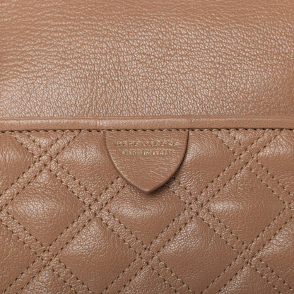 Marc Jacobs Calfskin Quilted Flap Shoulder Bag Taupe 11 of 11