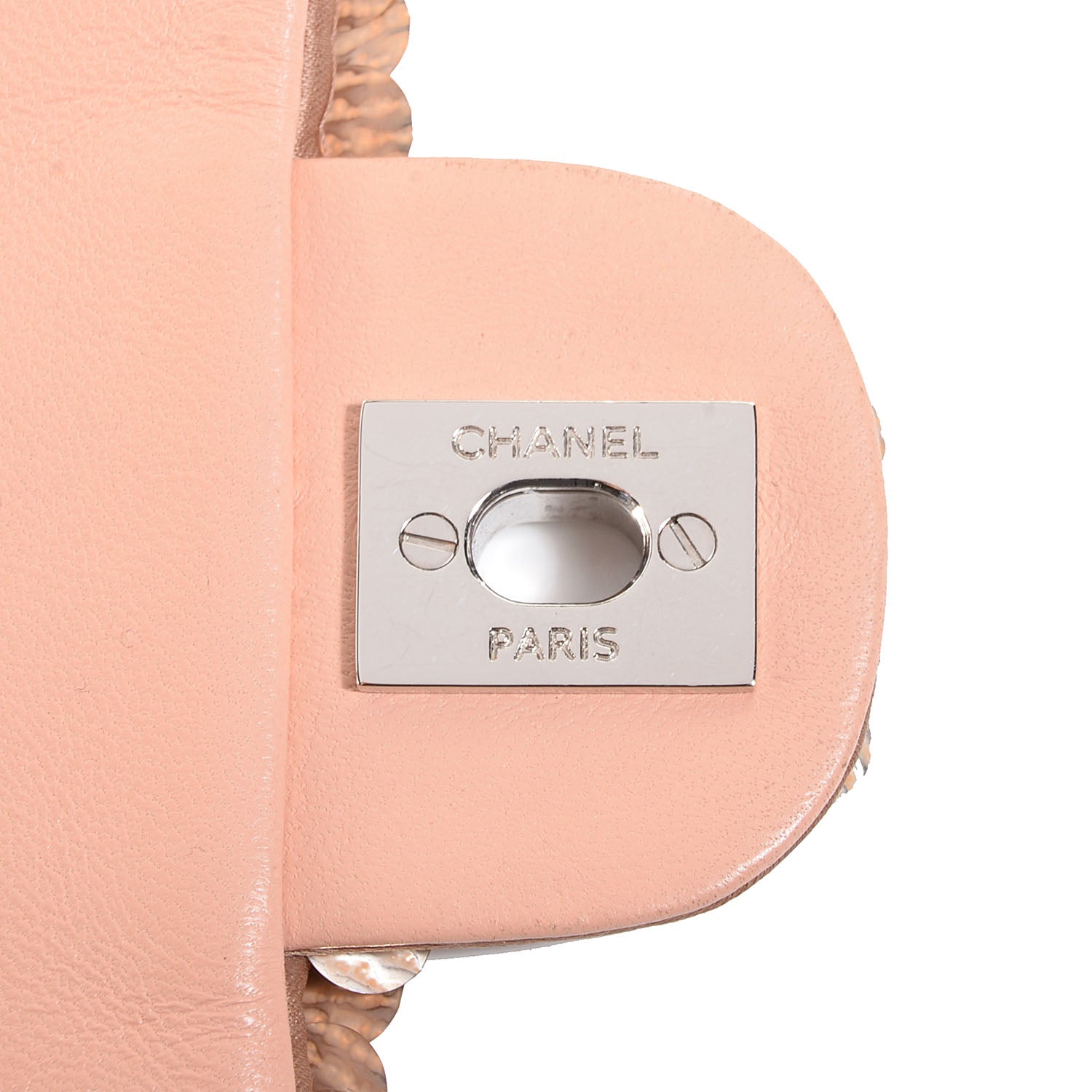 Chanel Sequin Paillette Small Flap Light Red 7 of 8