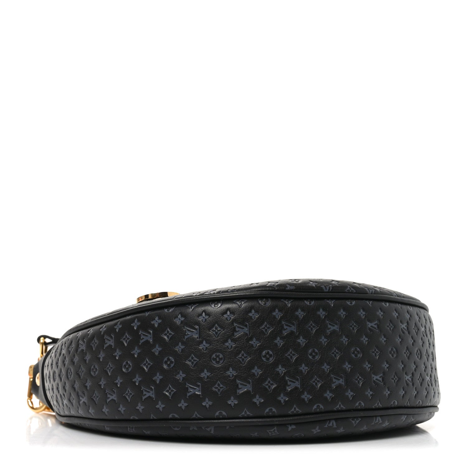 Louis Vuitton Calfskin Embossed Monogram Loop Black 4 of 9