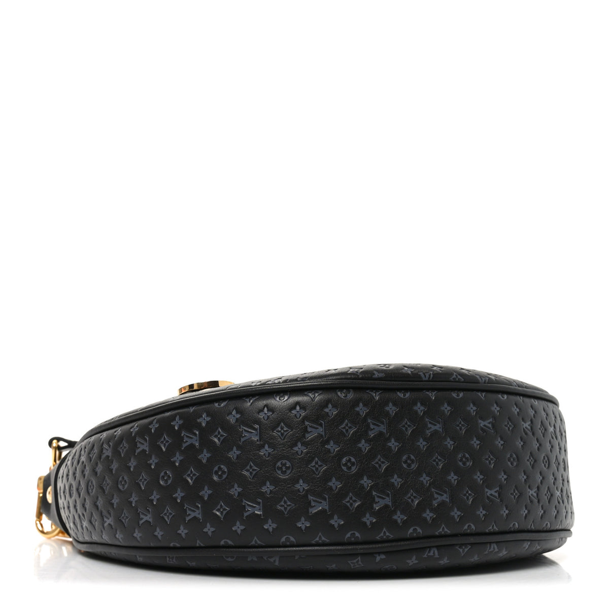 Calfskin Embossed Monogram Loop Black