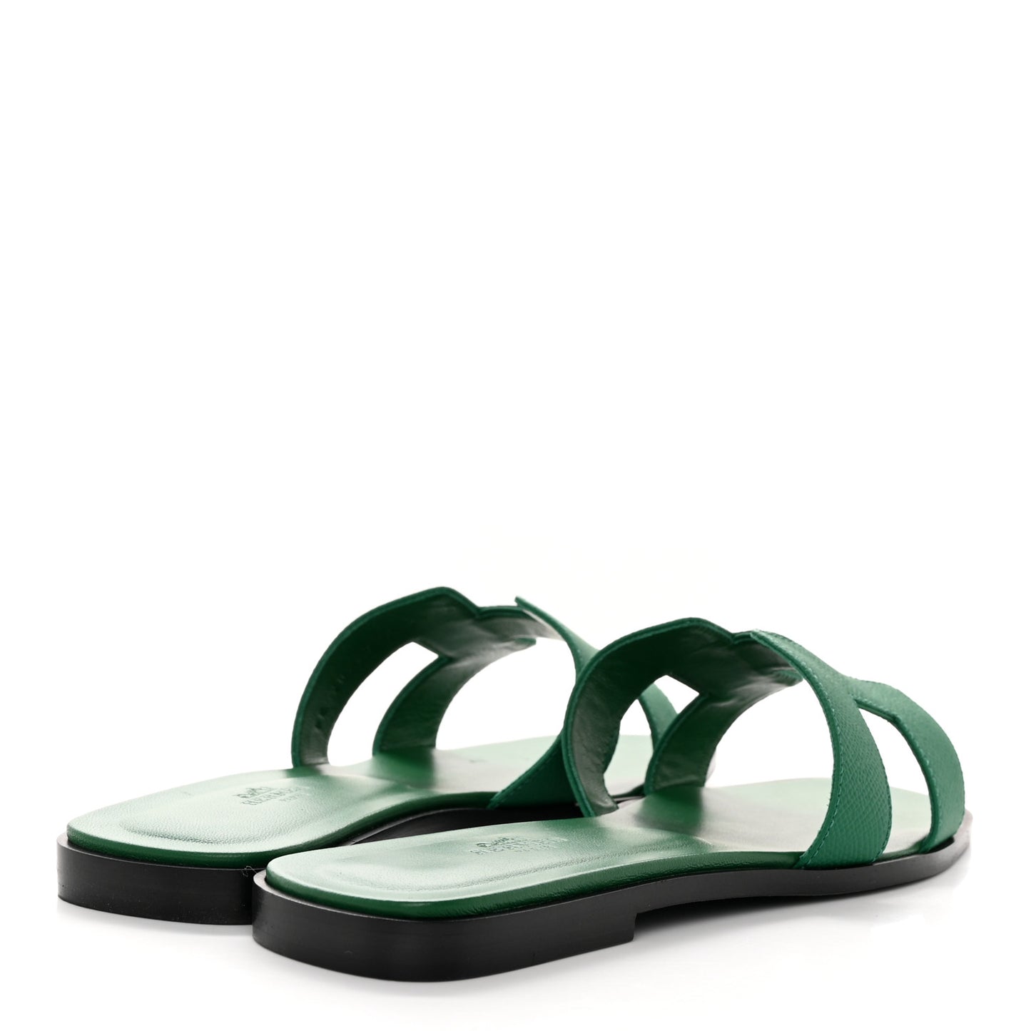 Epsom Oran Sandals 39.5 Vert Emeraude