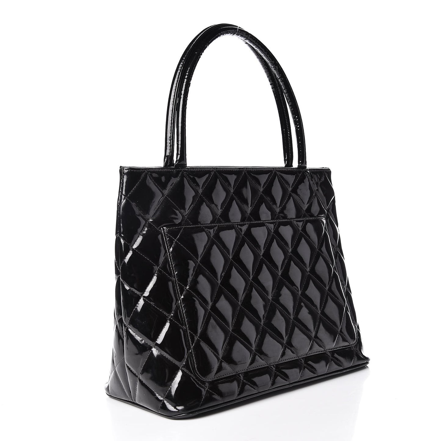 Patent Medallion Tote Black