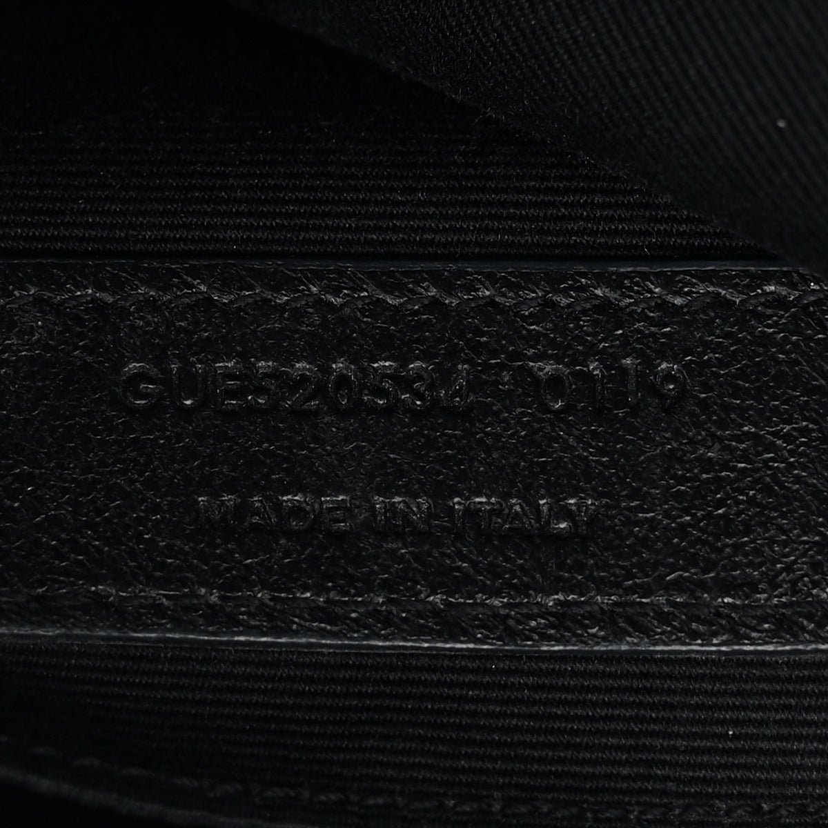Calfskin Matelasse Monogram Lou Camera Bag Black