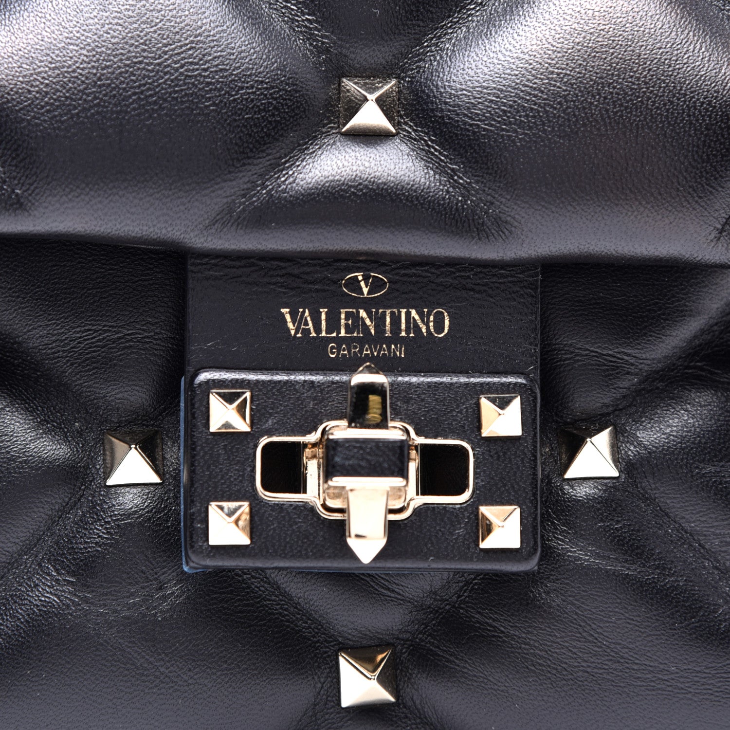 Valentino Garavani Nappa Mini Candystud Top Handle Bag Black 10 of 10
