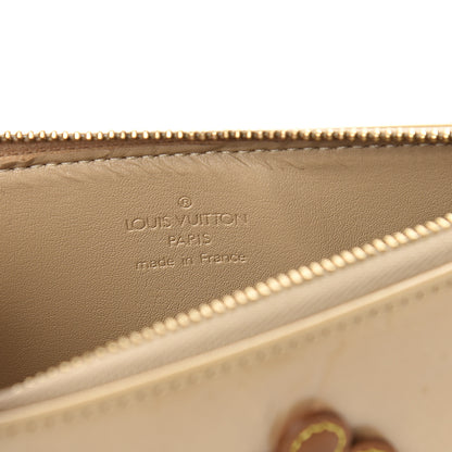 Louis Vuitton Vernis Lexington Fleurs Pochette Beige 5 of 10