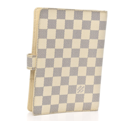 Louis Vuitton Damier Azur Medium Ring Agenda Cover 3 of 9