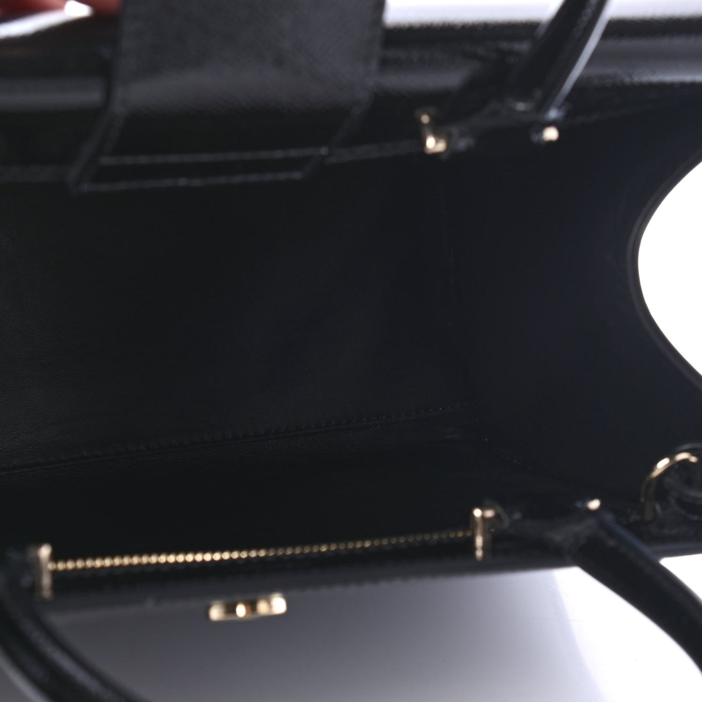 Patent Medium Obsedia Satchel Black