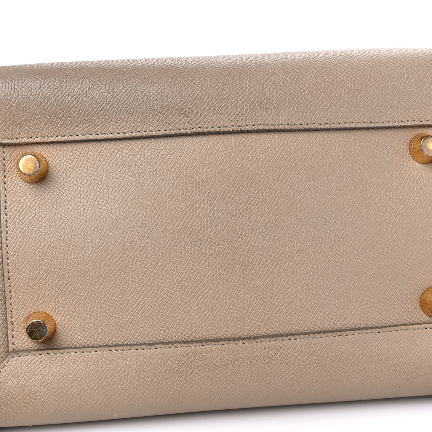 Grained Calfskin Mini Belt Bag Light Taupe