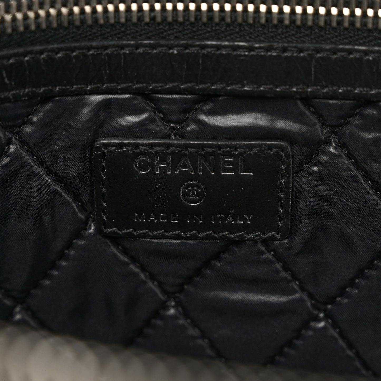 Calfskin Medium Je Ne Suis Pas En Solde Pouch Clutch Black