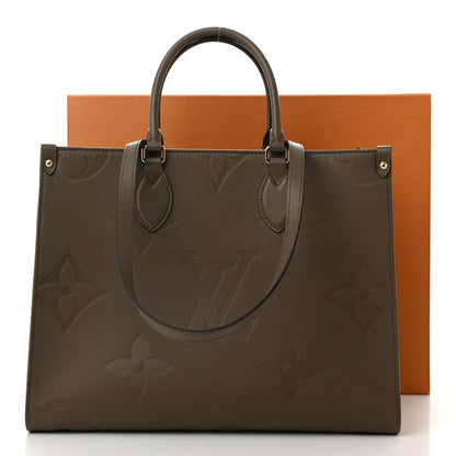 Louis Vuitton Empreinte Monogram Giant Onthego MM Smoke 10 of 10