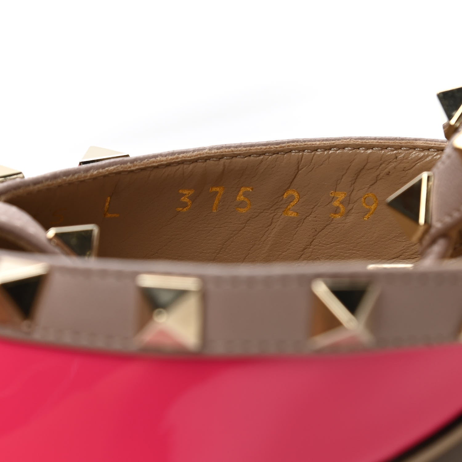 Valentino Garavani Patent Nappa Rockstud Ankle Strap 65mm Pumps 39 Peony Poudre 8 of 10