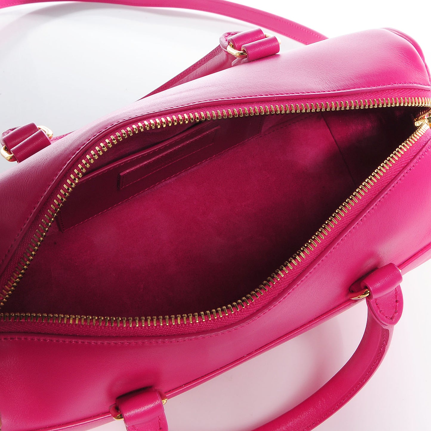 Calfskin Duffle 3 Fuschia