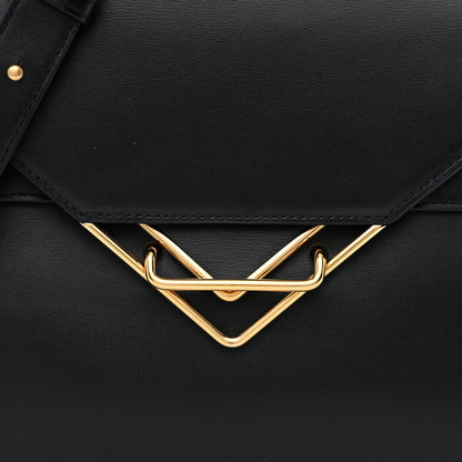 Bottega Veneta Box Calfskin Nappa Clip Bag Black 7 of 9