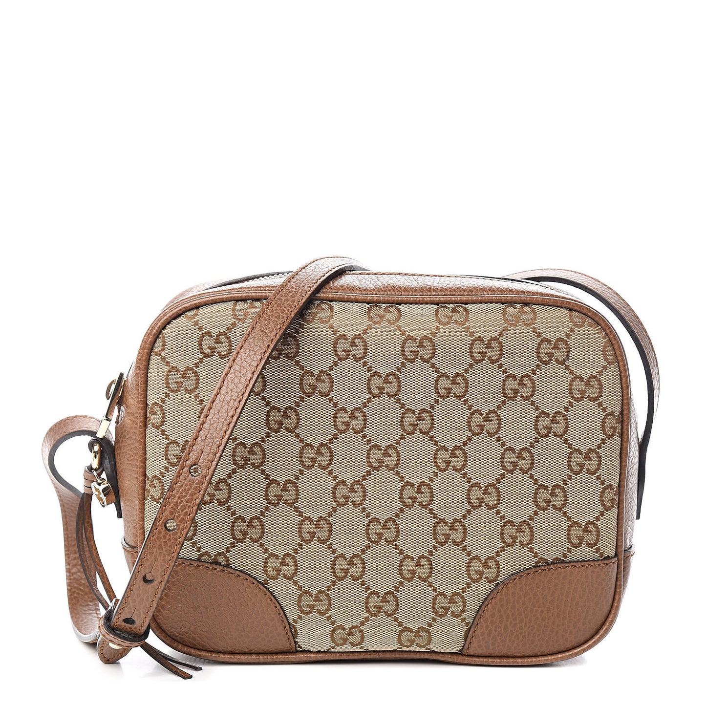 Monogram Mini Bree Messenger Bag Beige Tabacco