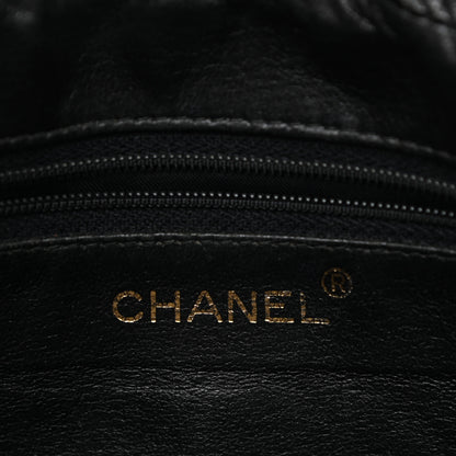 Chanel Lambskin Quilted CC Tassel Camera Case Black 6 of 19