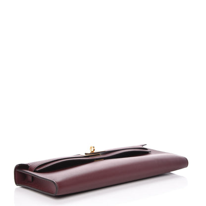 Hermes Swift Kelly Cut Clutch Pochette Bordeaux 5 of 27