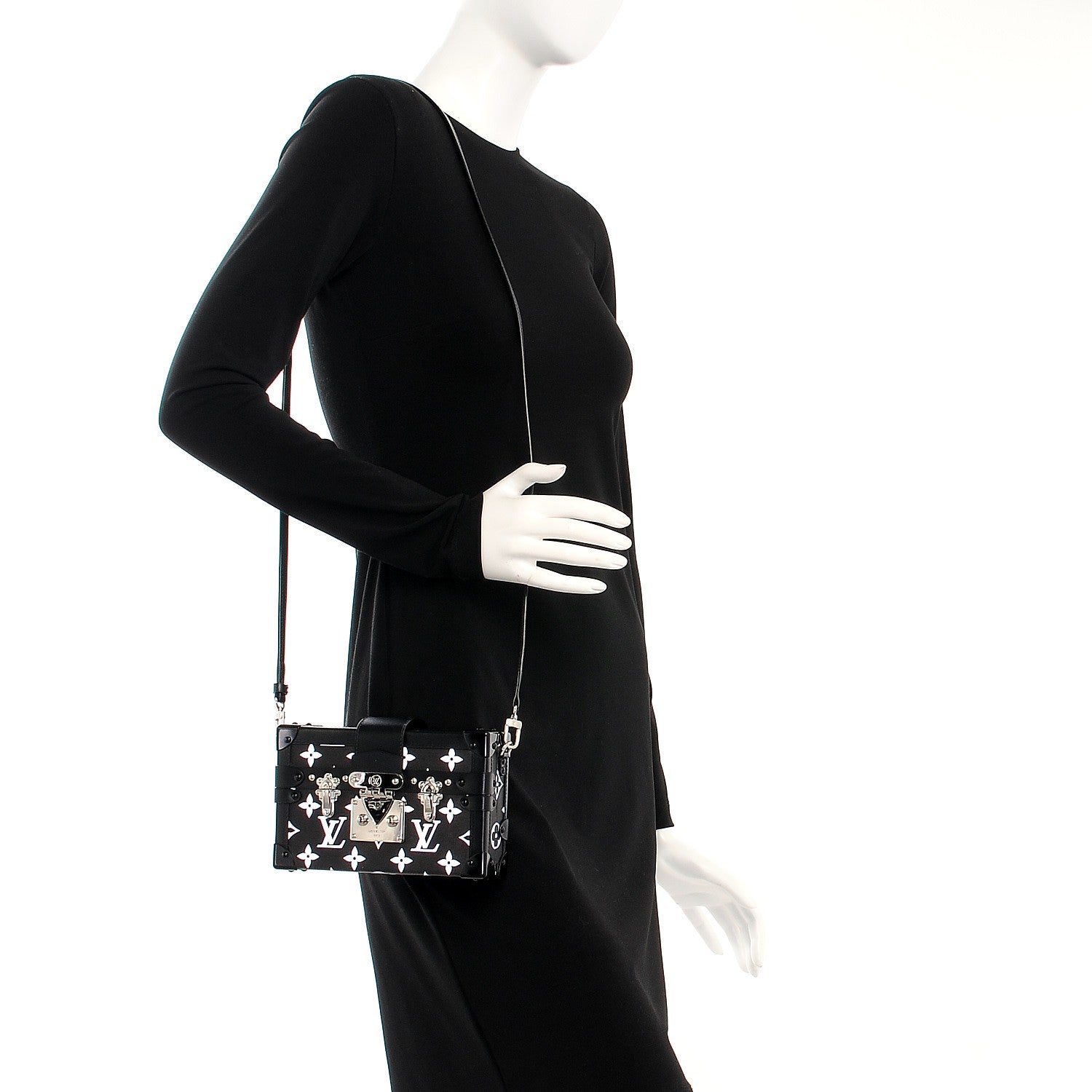 Louis Vuitton Reflective Petite Malle Black 2 of 7
