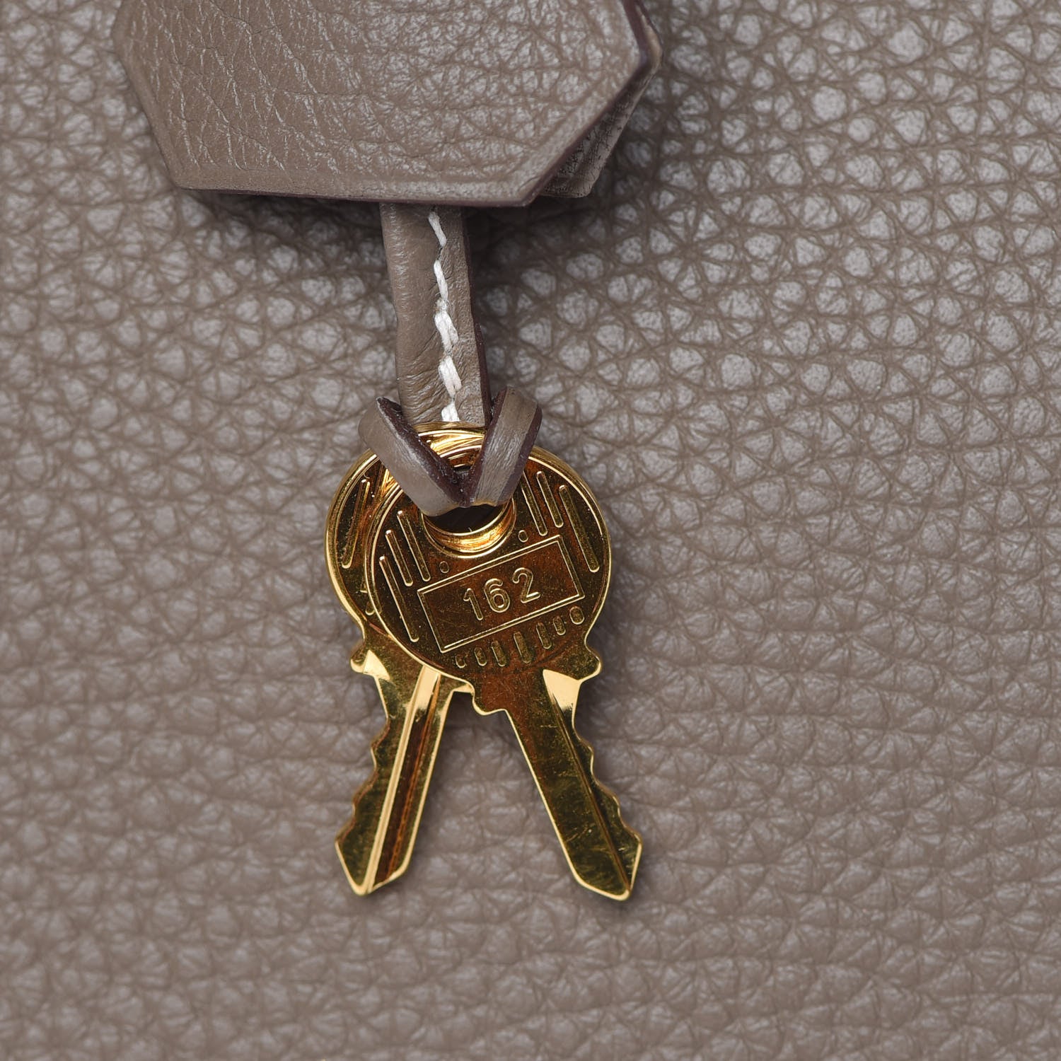 Hermes Taurillon Clemence Kelly Retourne 28 Etoupe 28 of 38