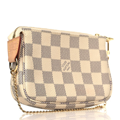 Louis Vuitton Damier Azur Mini Pochette Accessories 3 of 9