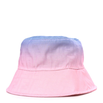 Fendi Jacquard Sfumato Degrade FF Spotlight Bucket Hat L Azzurro Rosa 1 of 6