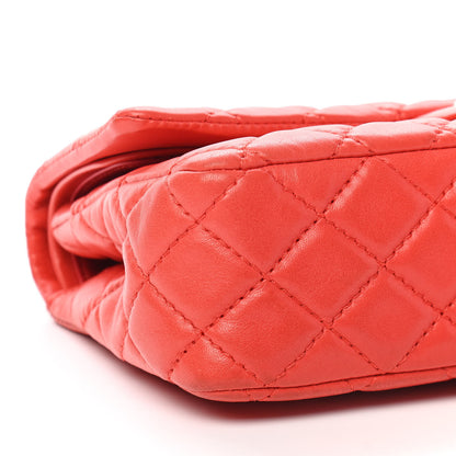 Chanel Lambskin Quilted Medium Double Flap Red 8 of 9