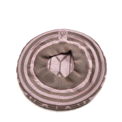 Louis Vuitton Cashmere Silk Shawl Beret Hat Set 6 of 13