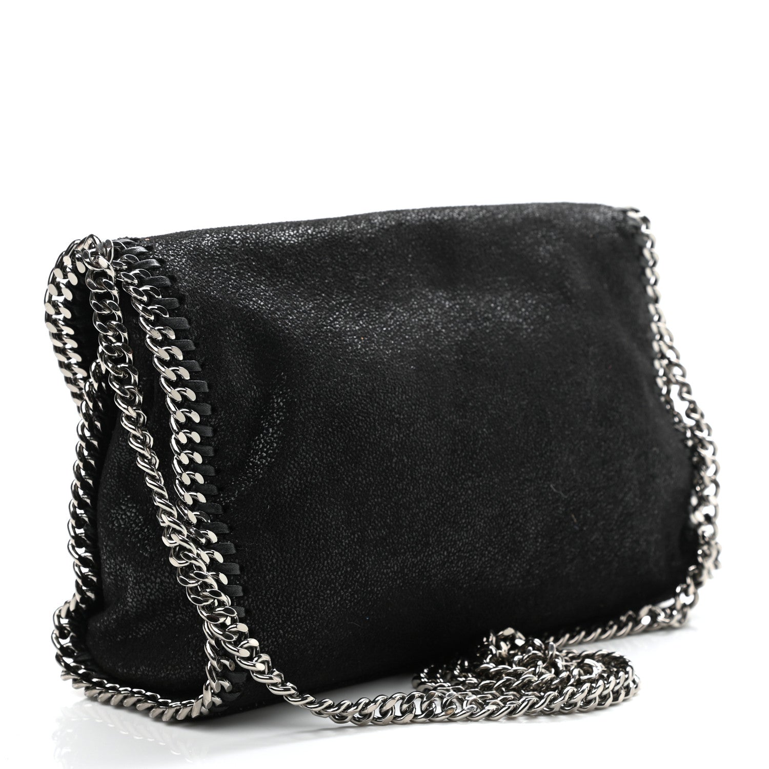 Stella McCartney Shaggy Deer Falabella Mini Crossbody Bag Black 3 of 14