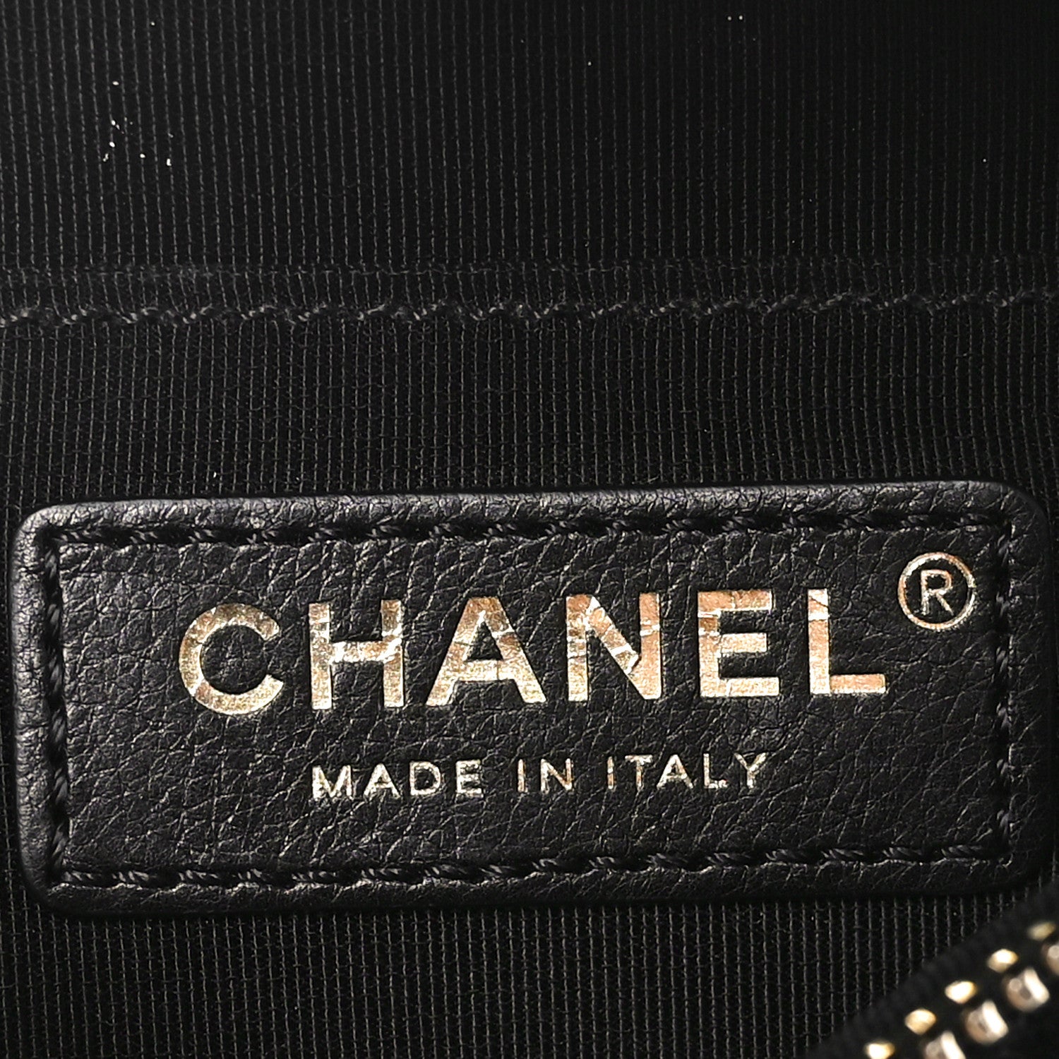 Chanel Calfskin Quilted Banane Waist Bag Fanny Pack Black 6 of 10