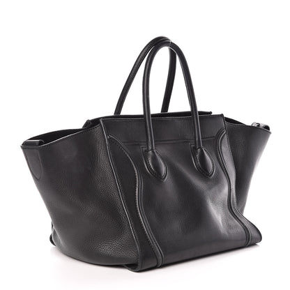 Celine Smooth Calfskin Medium Phantom Luggage Black 3 of 10