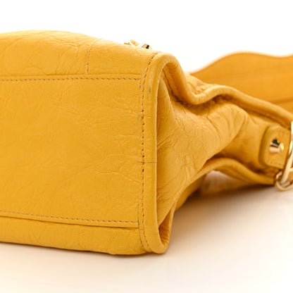 Balenciaga Agneau Classic Silver Hardware S City Jaune Epi 10 of 17