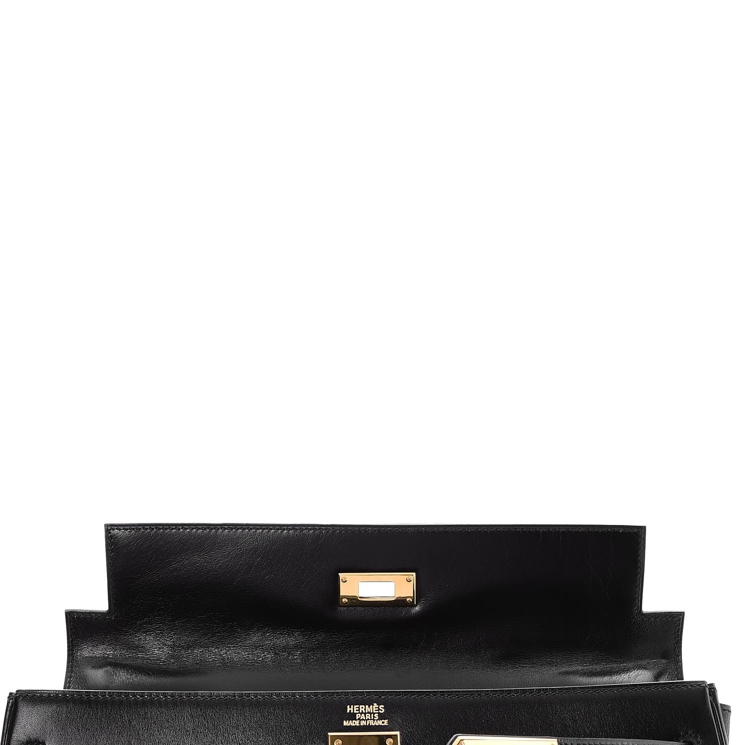 Hermes Box Kelly Retourne 32 Black 27 of 35
