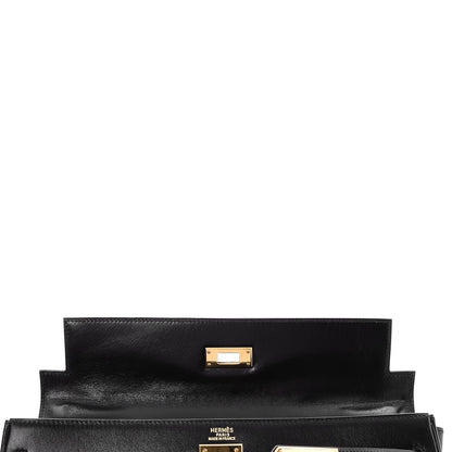 Hermes Box Kelly Retourne 32 Black 27 of 35