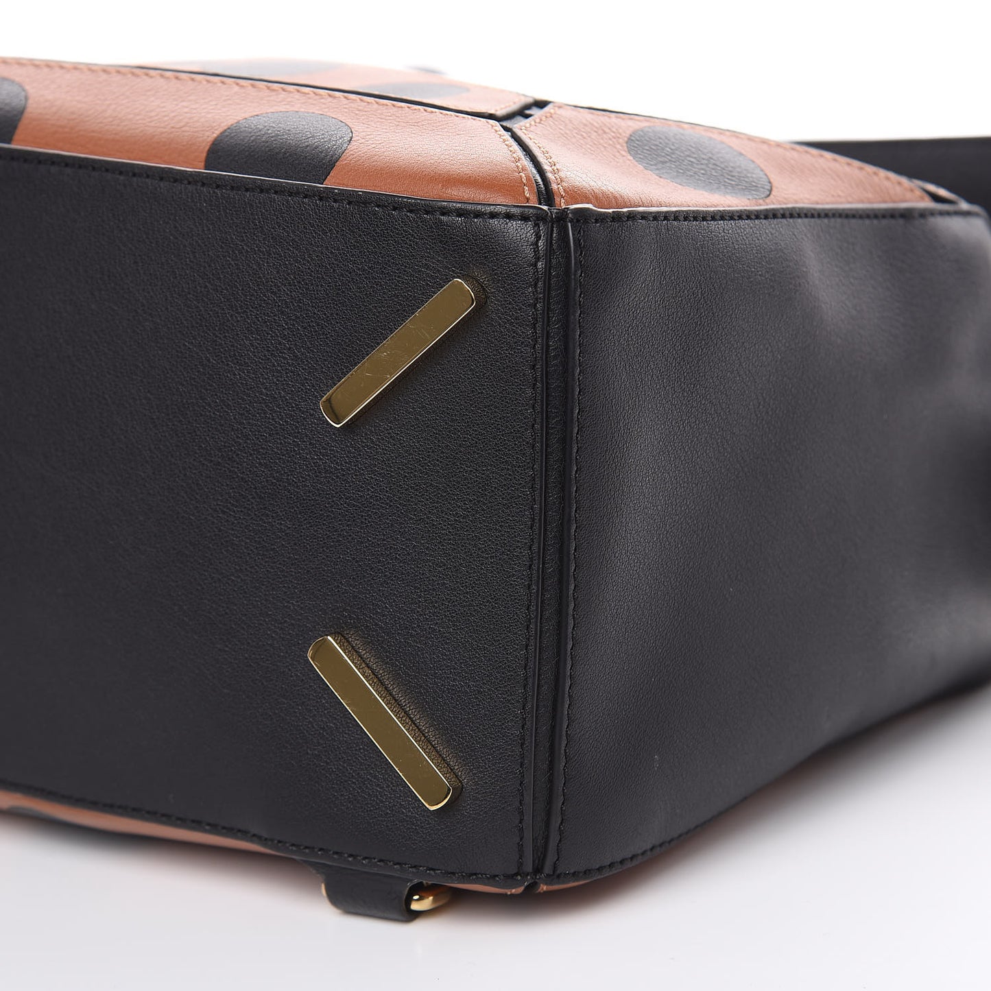 Calfskin Medium Polka Dot Puzzle Bag Multicolor