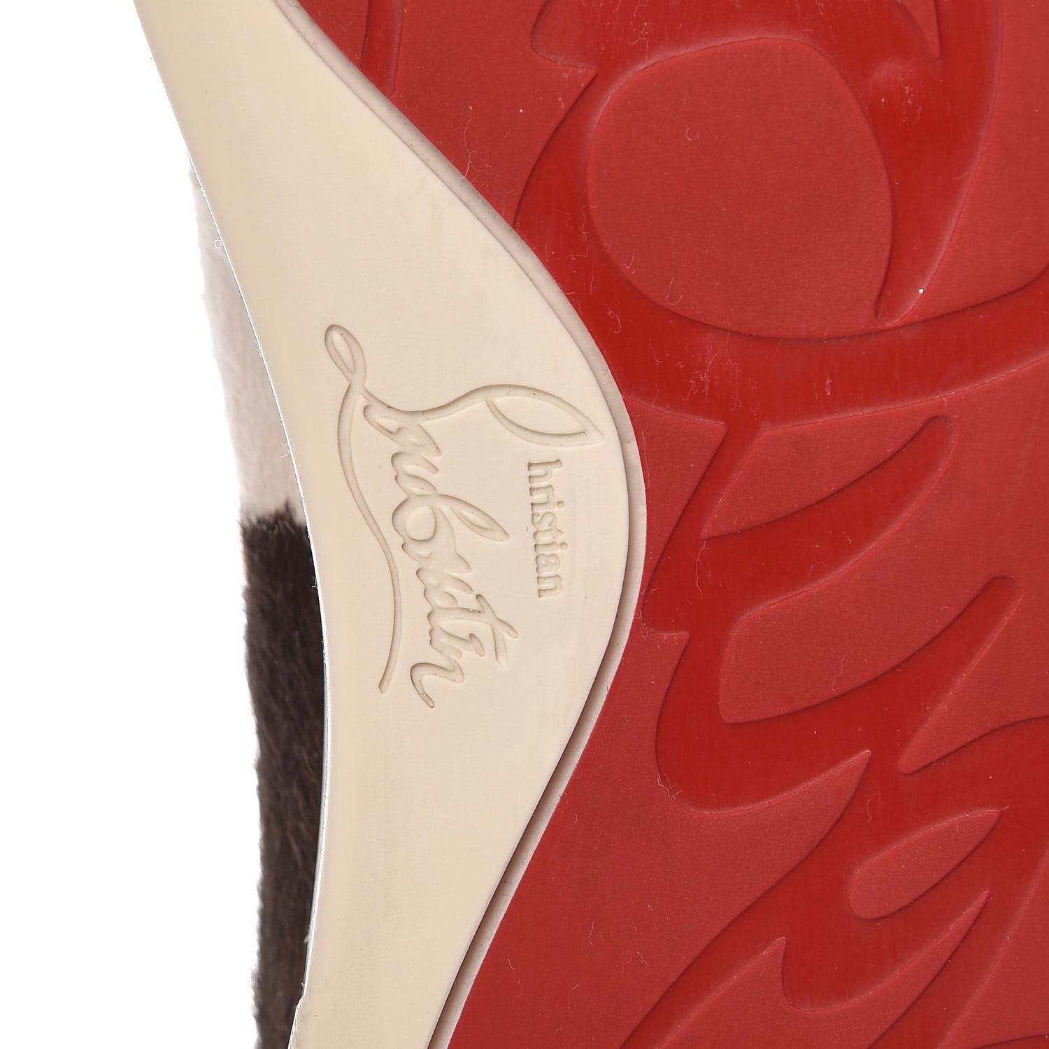 Christian Louboutin Calf Hair Animal Print Rantus Orlato Flat Sneakers 38.5 Multicolor 8 of 12